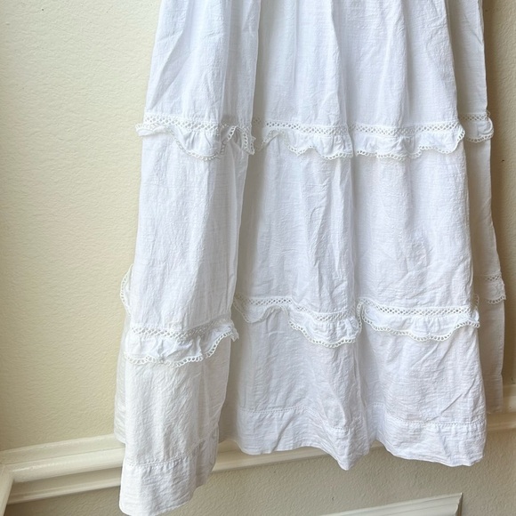 The GREAT White The Scallop Savanna Dress Sz S - Picture 7 of 16